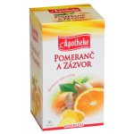 Apotheke Pomeranč a zázvor čaj 20x2g