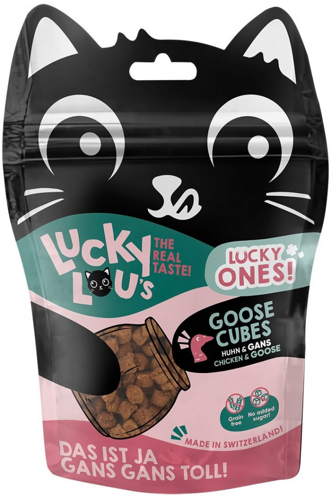 Lucky Lou Ones Cubes kuřecí a husa 80 g