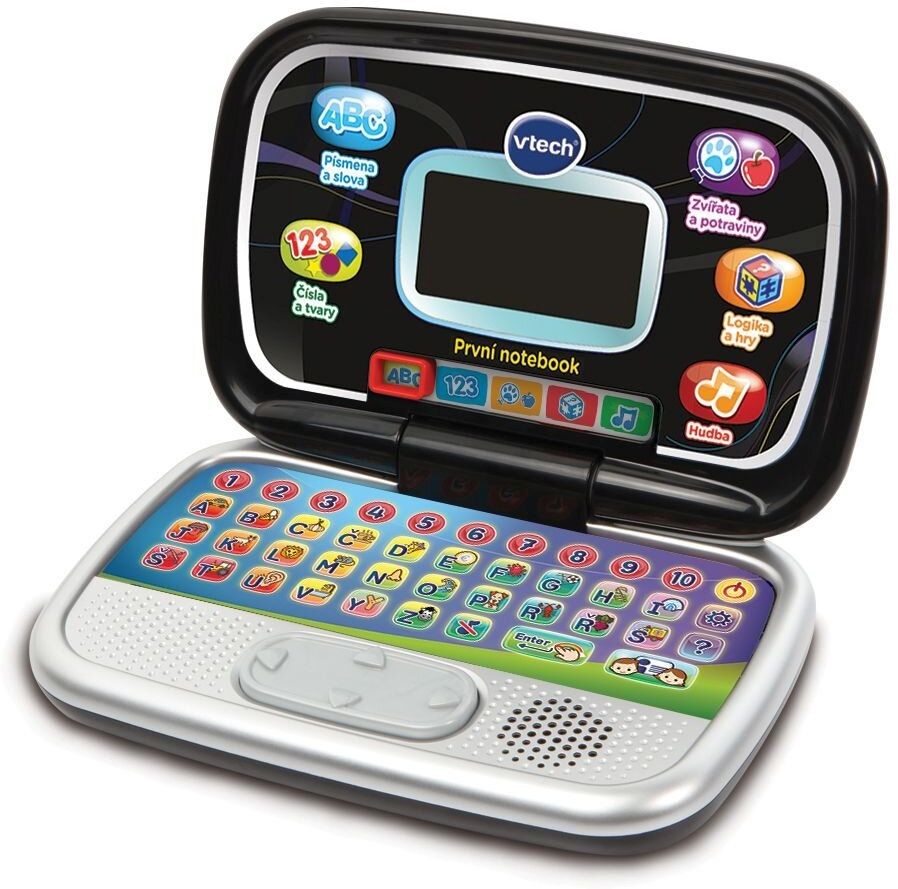 Vtech První notebook černý CZ 1ks