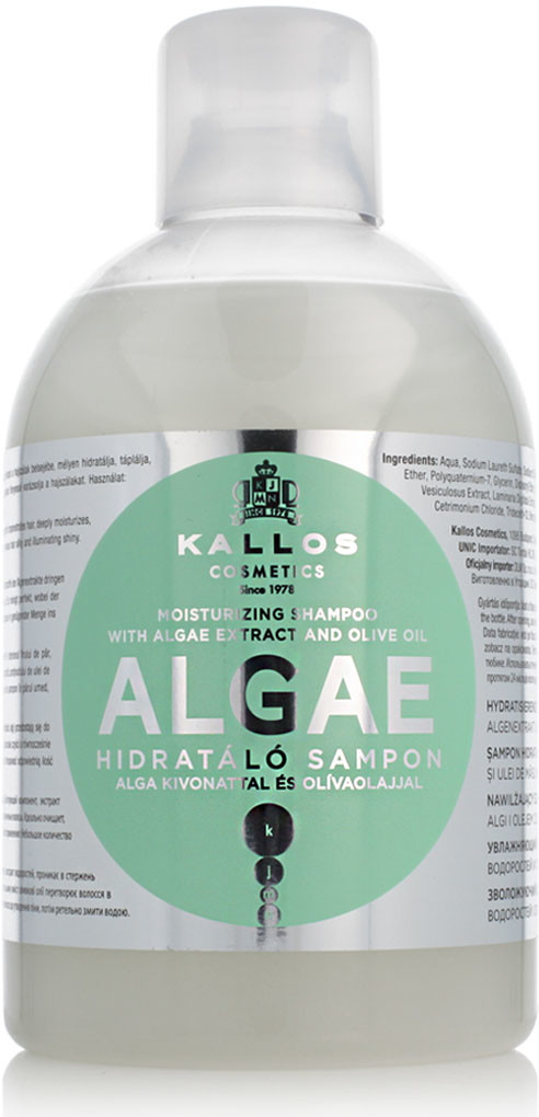 Kallos Algae Moisturizing Shampoo 1000 ml
