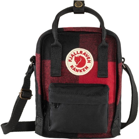 Fjällräven Kanken Re Wool Sling red black 2,5 l