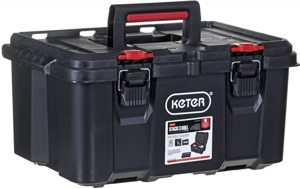 Keter Stack’N’Roll Toolbox 525x345x260mm 251492