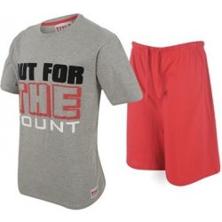 Title T Shirt and Shorts Pyjama Set Mens