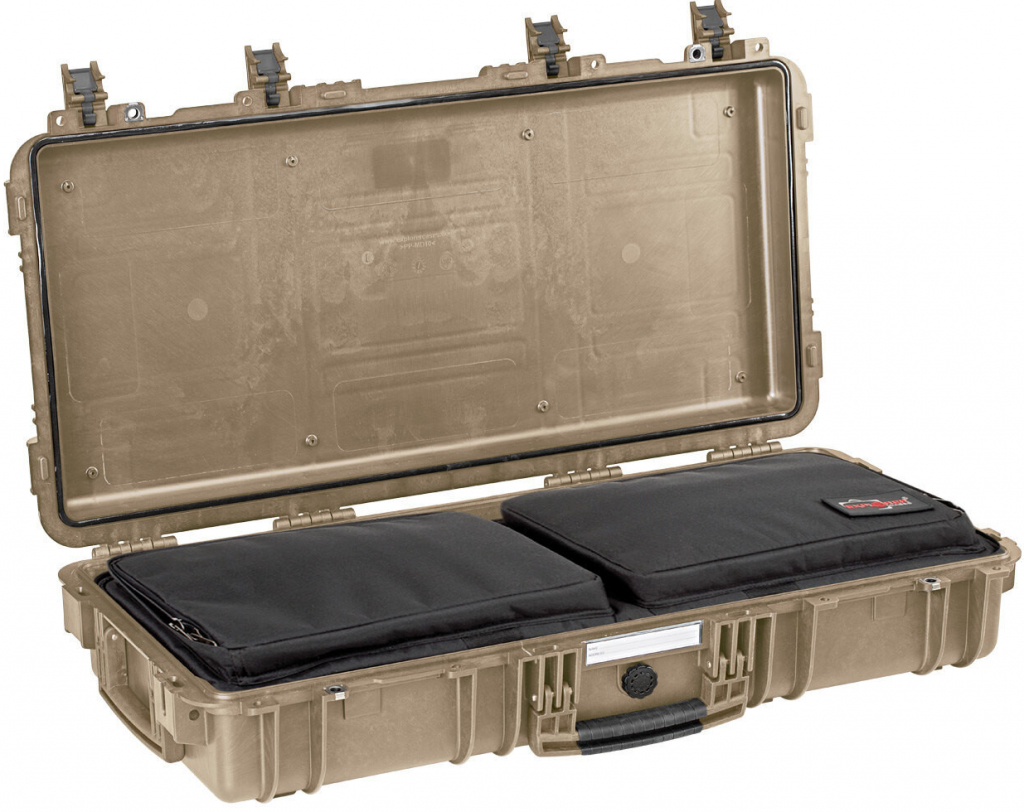 Explorer Cases Odolný vodotěsný kufr 7814 s pouzdrem Písková