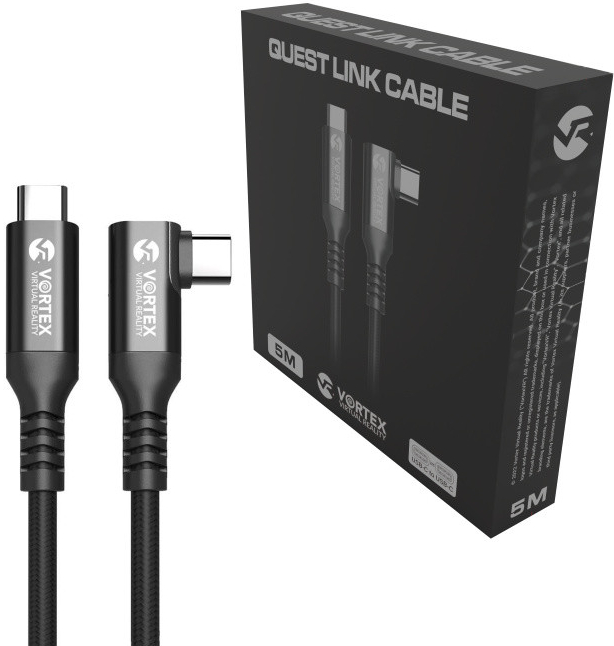 Vortex Virtual Reality 5m kabel VortexVR USB-C k USB-C Oculus Link Quest 2, 3