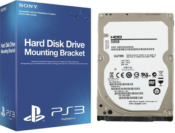 PlayStation 3 500GB hard drive