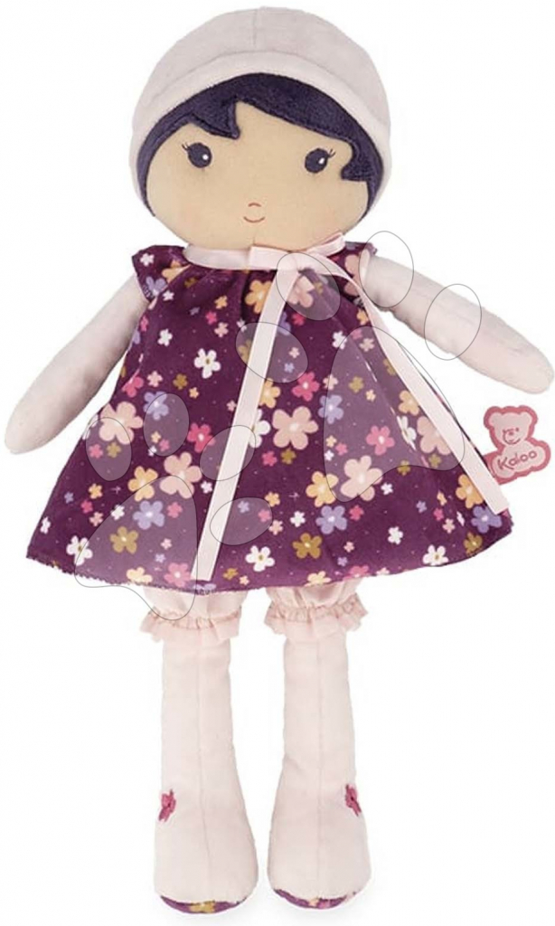 Kaloo Bábika Violette Doll Tendresse 32 cm vo fialových šatách z jemného textilu