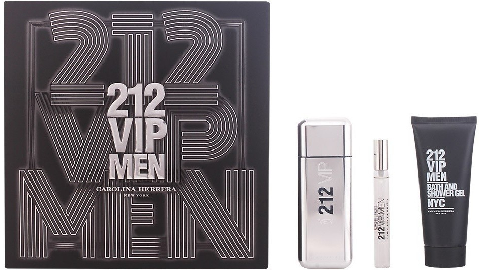 Carolina Herrera 212 VIP Man EDT 100 ml + 100 ml sprchový gel + 10 ml EDT dárková sada