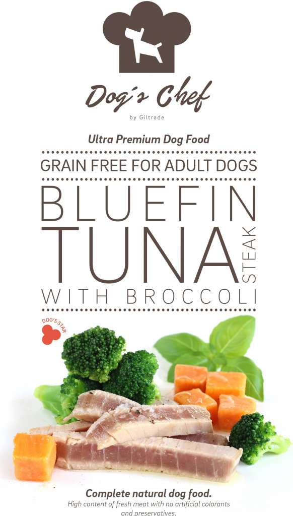 Dog\'s Chef Bluefin Tuna steak with Broccoli 15 kg