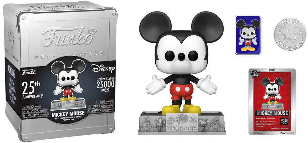Funko Pop! Disney 25th Anniversary Mickey Mouse Only 25,000 of this limited-edition