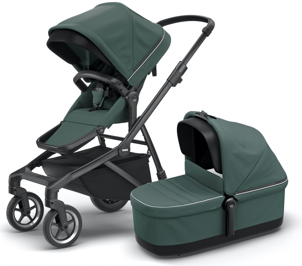 Thule Sleek Mallard Green on Black + korba 2020