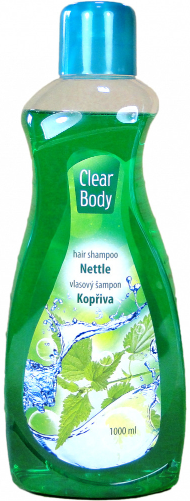 ClearBody šampon na vlasy Kopřiva 1 l