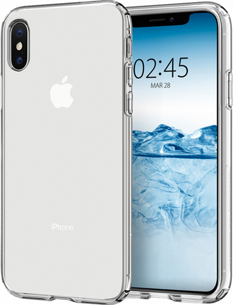 Pouzdro Spigen Liquid Crystal iPhone XS/X čiré