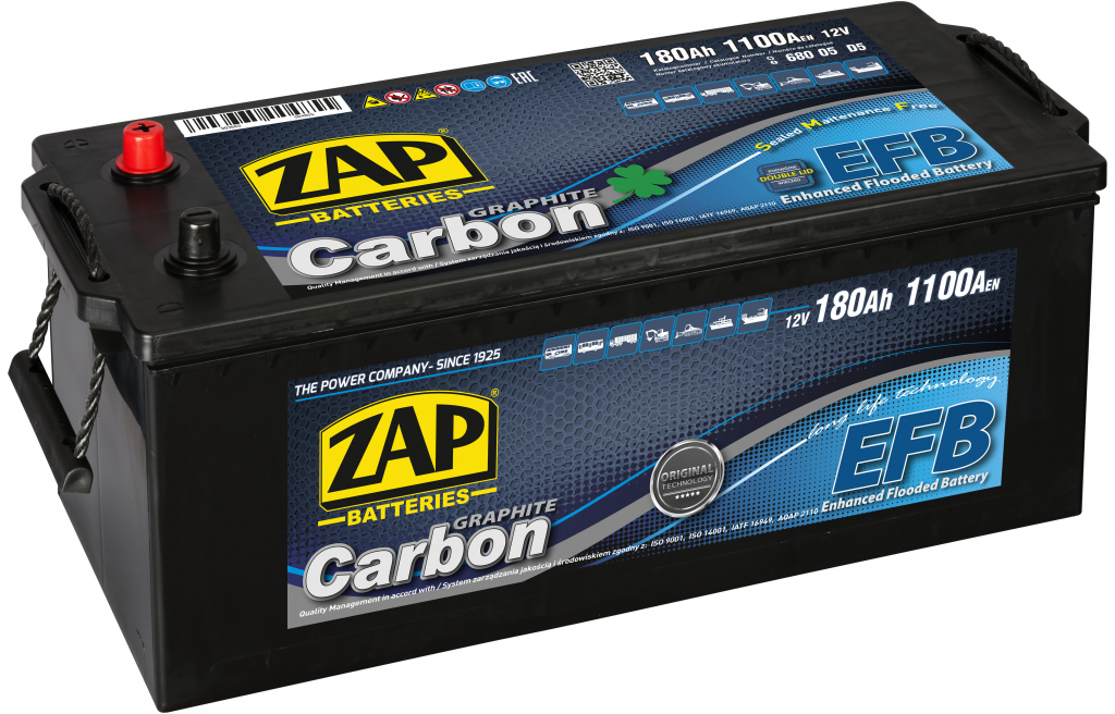 ZAP Carbon EFB 12V 180Ah 1100A 68005