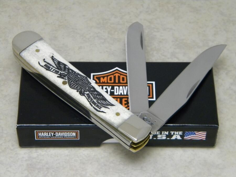 Case & Son Cutlery Harley-Davidson Two Blades Trapper Knife 6254 SS