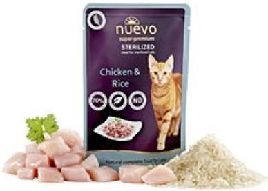 Nuevo Cat sterilized drůbeží s rýží 85 g