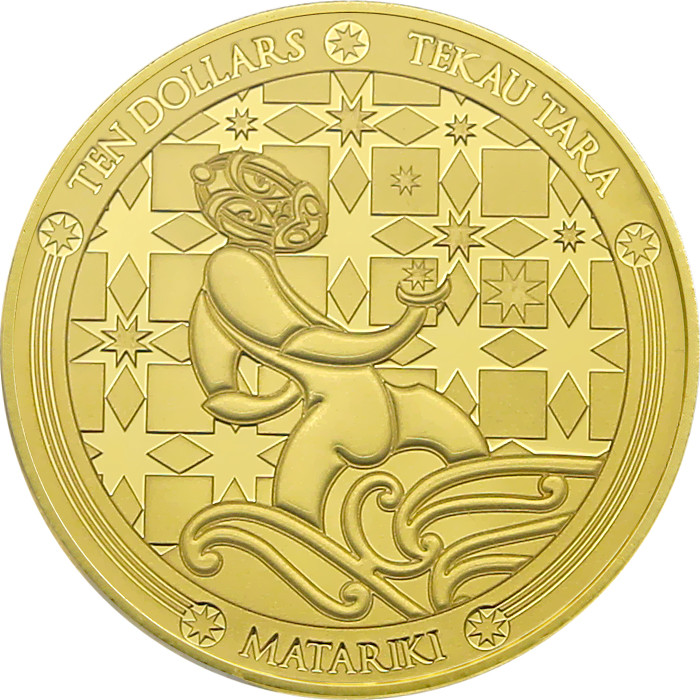 Zlatá mince Matariki Maori Art 1 oz