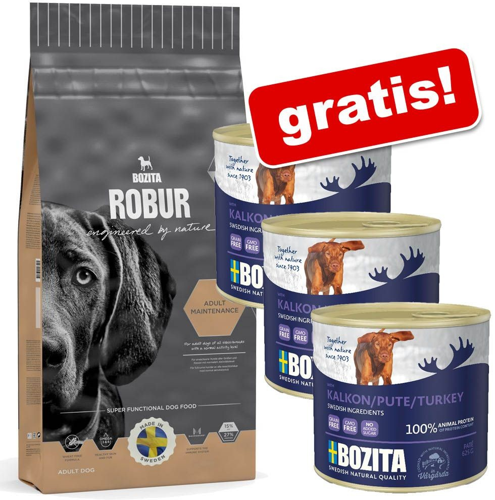 Bozita Robur Sensitive Single Protein Salmon & Rice 12,5 kg