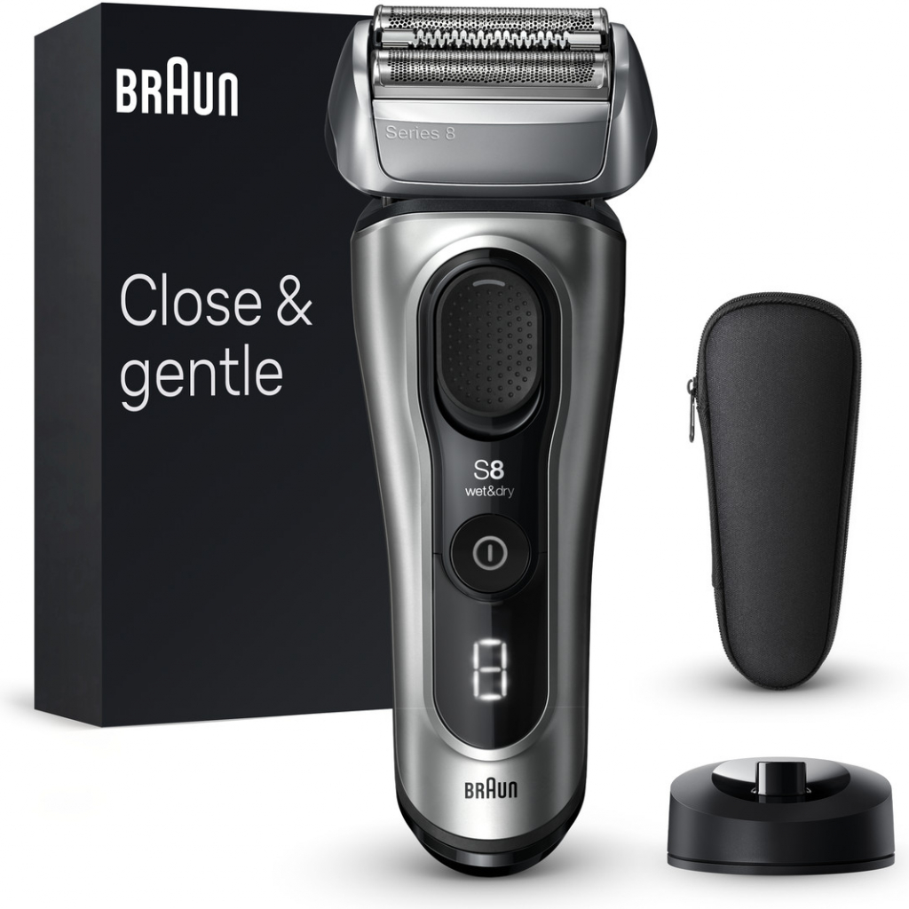 Braun Series 8 8517s Wet&Dry Galvano Silver