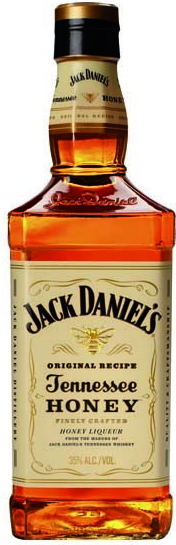 Jack Daniel\'s Honey 35% 1 l (dárkové balení ČEPICE)