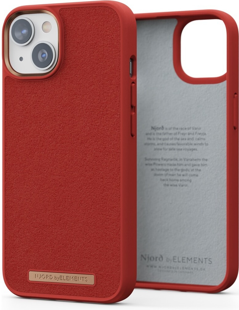 Pouzdro NJORD Comfort+ Case iPhone 13/14 Burnt oranžové