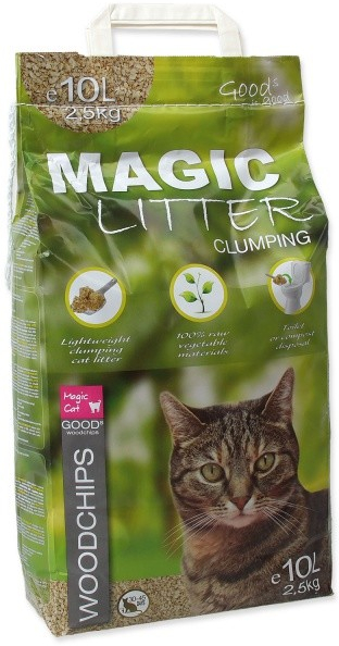 Magic Cat Magic Litter Woodchips 10 l 2,5 kg