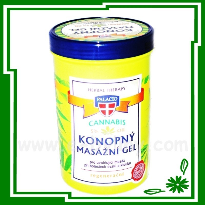 Palacio konopný masážní gel 380 ml