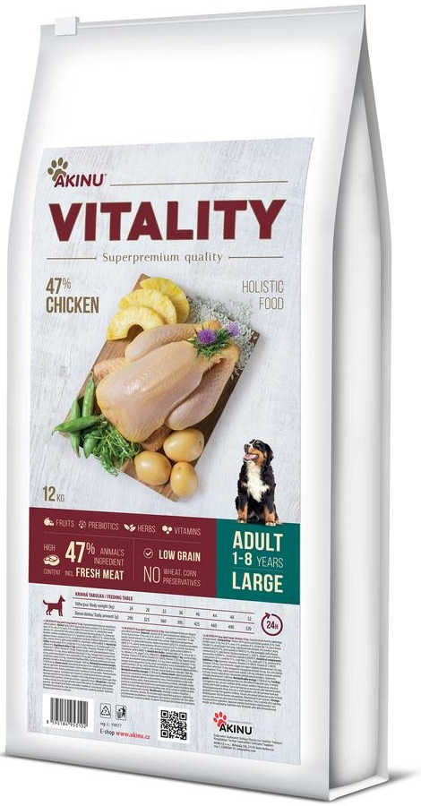 Akinu Vitality dog Adult large chicken 12 kg