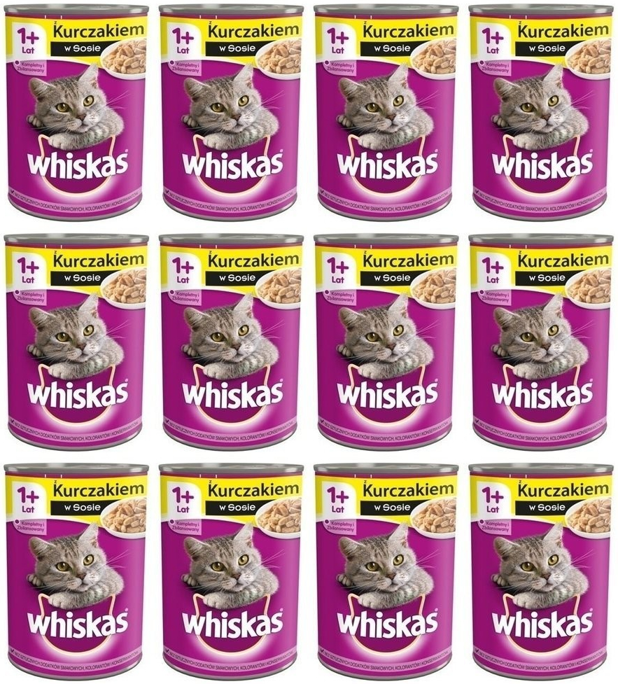 Whiskas Adult kuře 12 x 400 g