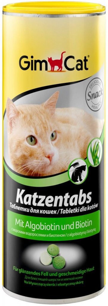 GimCat tablety pro kočky s algobiotinem 425 g