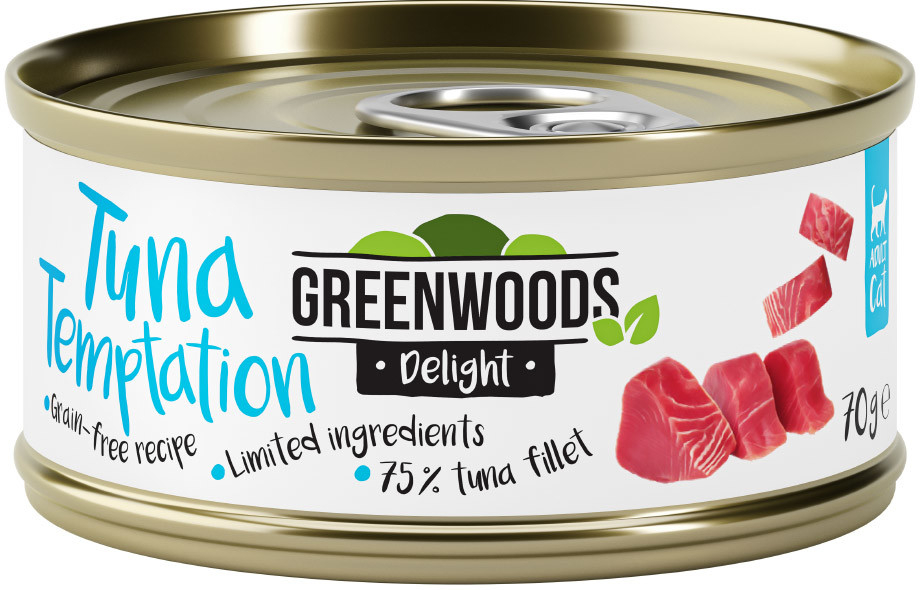 Greenwoods Delight Tuna Fillet 24 x 70 g