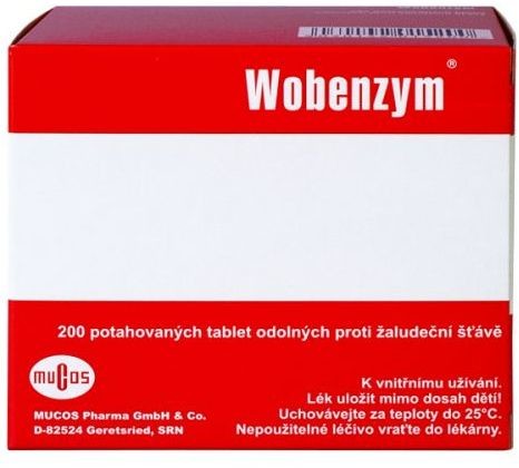 WOBENZYM POR TBL ENT 200 II