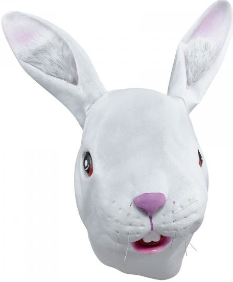 Maska Bílý králík