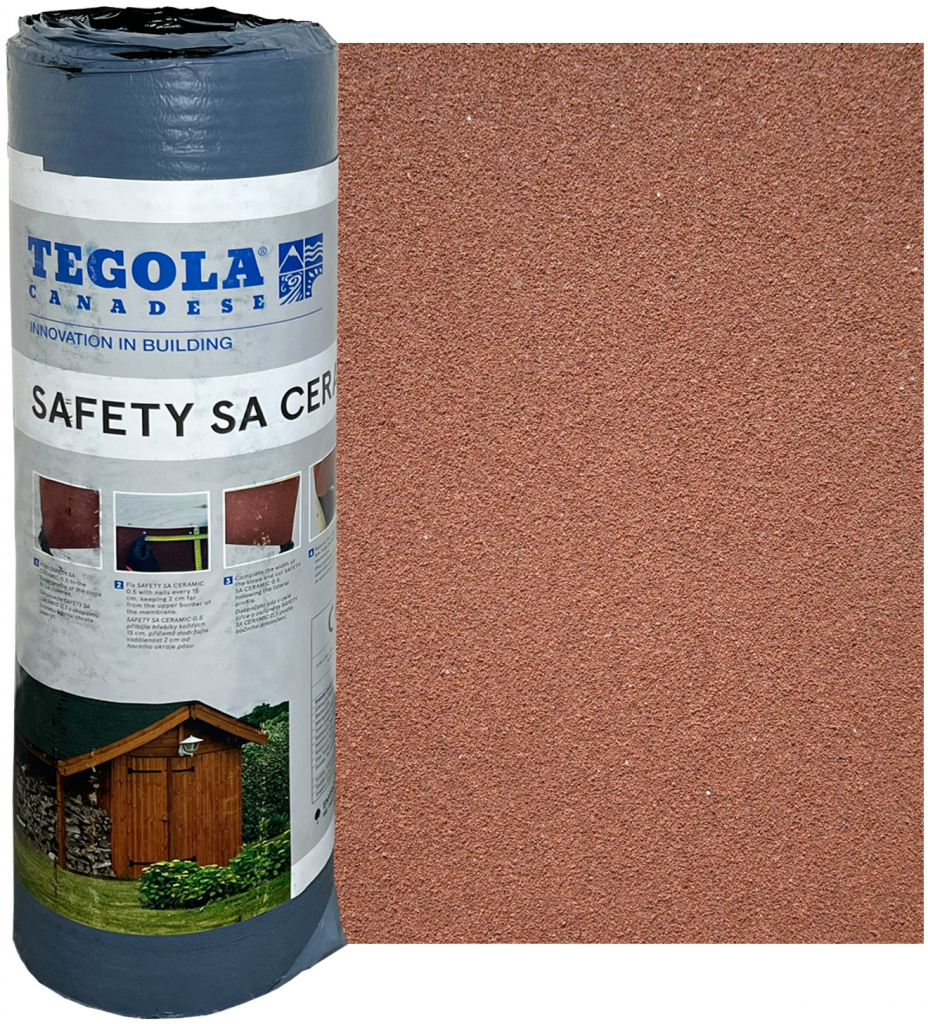 Tegola Safety Sa Ceramic 0,5 x 5 m červená 1m²