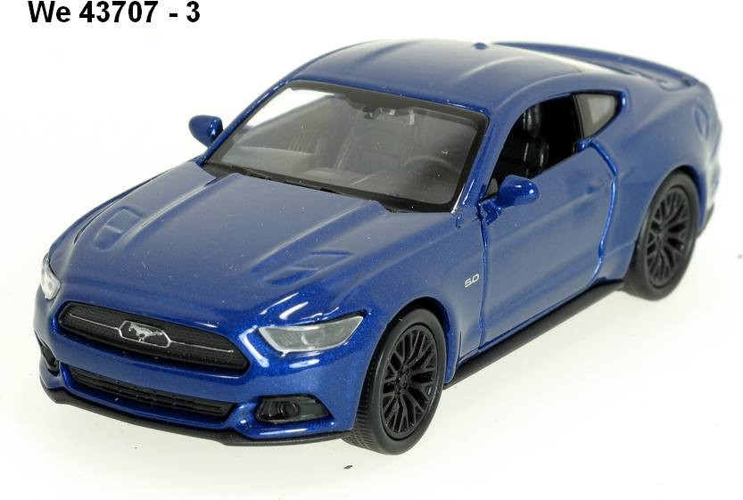 Welly Ford 2015 Mustang GT modrý 1:34-39