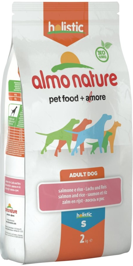 Almo Nature Holistic DRY DOG Small Adult Salmon and Rice 2 kg