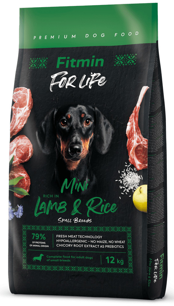 Fitmin For Life Dog Lamb & Rice Mini 12 kg