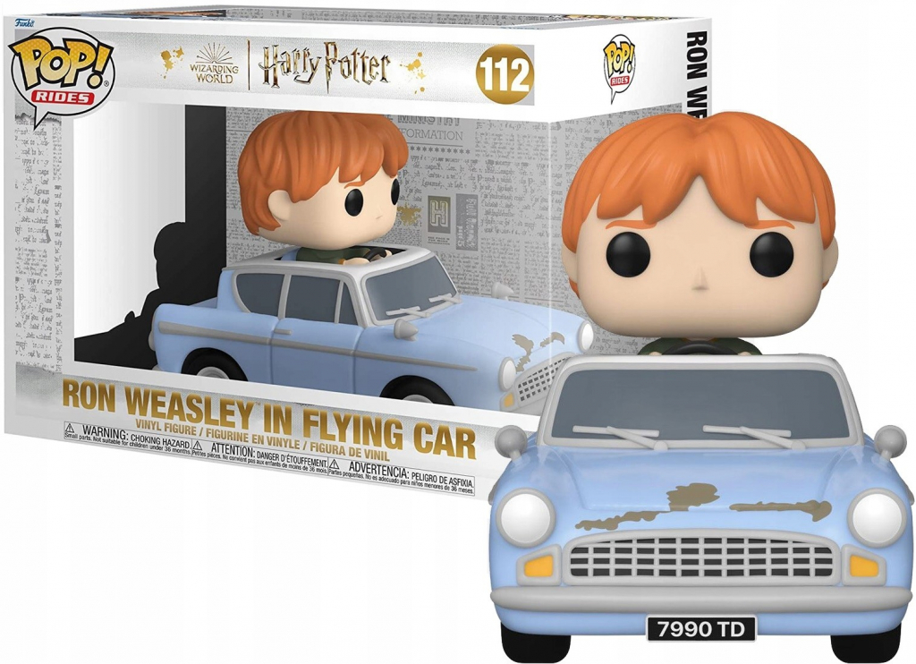 Funko Pop! Harry Potter Ron Weasley with Flying Car Rides 112