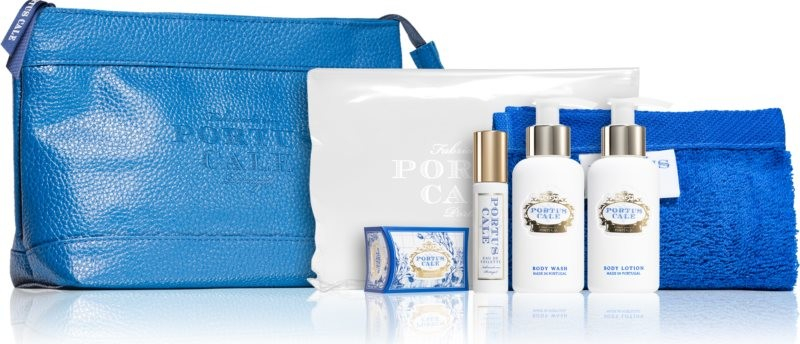 Castelbel Portus Cale mycí gel 100 ml + EDT 10 ml + hydratační tělové mléko 100 ml + tuhé mýdlo 40 g + ručník 30x32 cm dárková sada