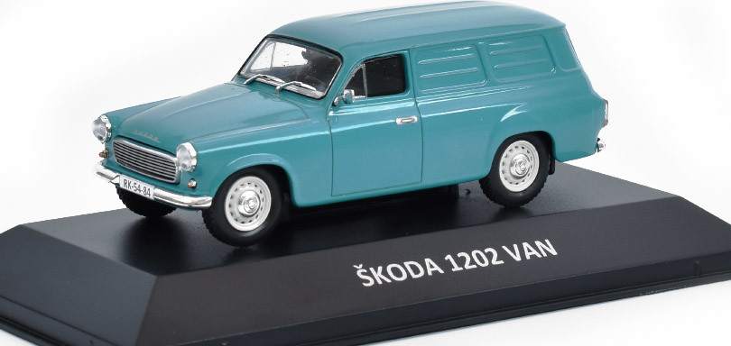 DeAgostini Škoda 1202 Van 1969 Kaleidoskop slv. vozů časopis s modelem 15 1:43