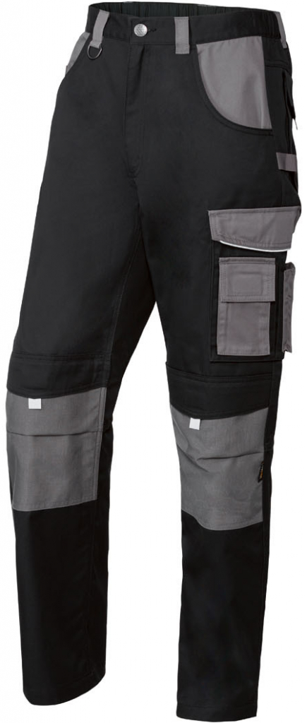 PARKSIDE PERFORMANCE Pánské profesionální pracovní kalhoty černá/šedá