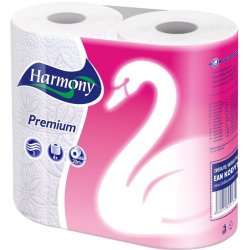 Harmony Premium bílý 3 vrstvý 4 x 200 útržků