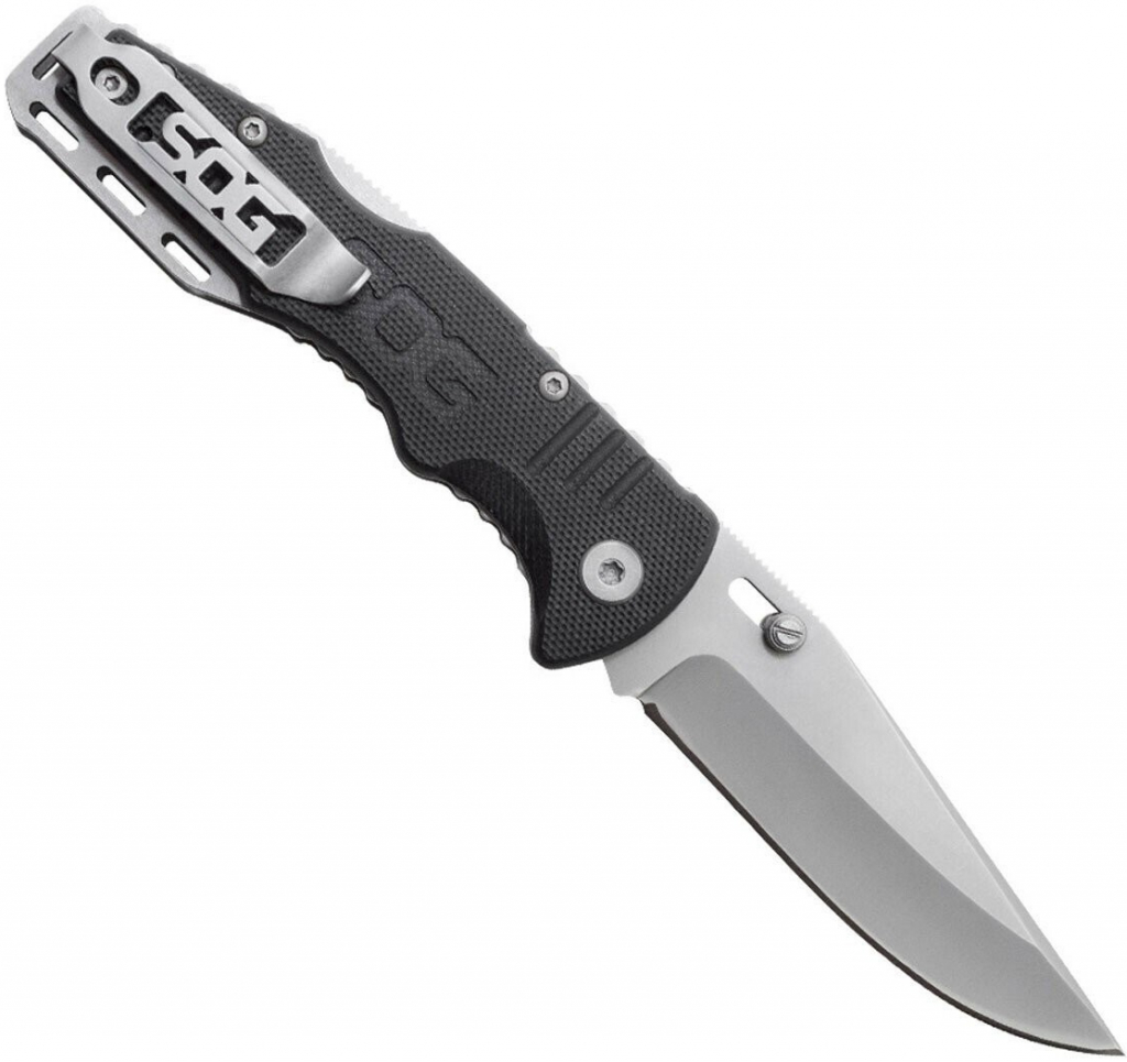 SOG Salute mini- Bead Blast, G10