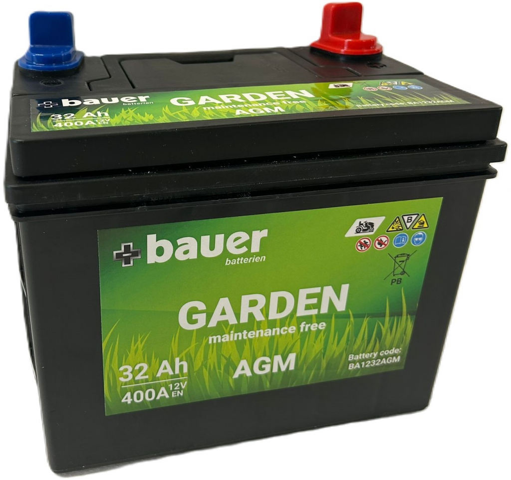 Bauer Garden AGM 12V 32Ah U1L 400A