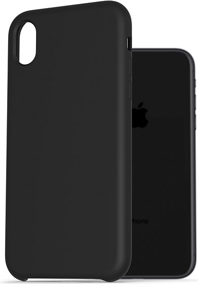 Pouzdro AlzaGuard Premium Liquid Silicone Case iPhone Xr černé