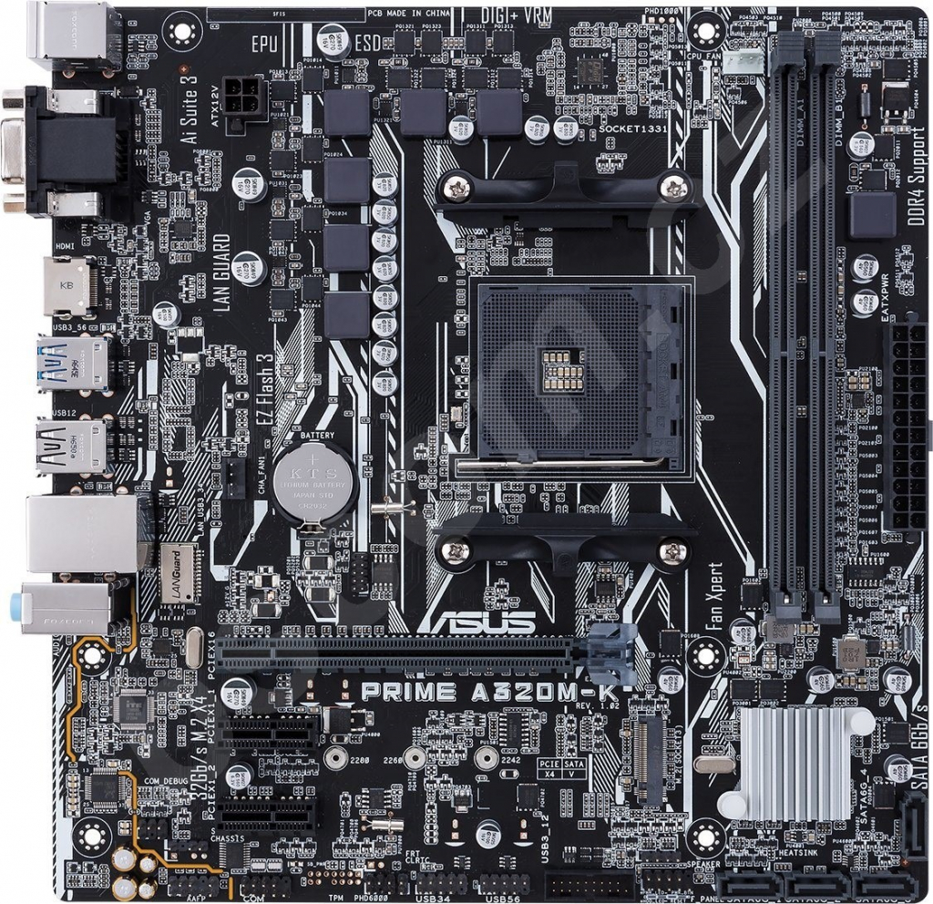 Asus PRIME A320M-K 90MB0TV0-M0EAY0