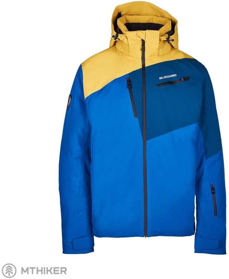 Blizzard Ski Jacket Leogang petroleum/mustard yellow