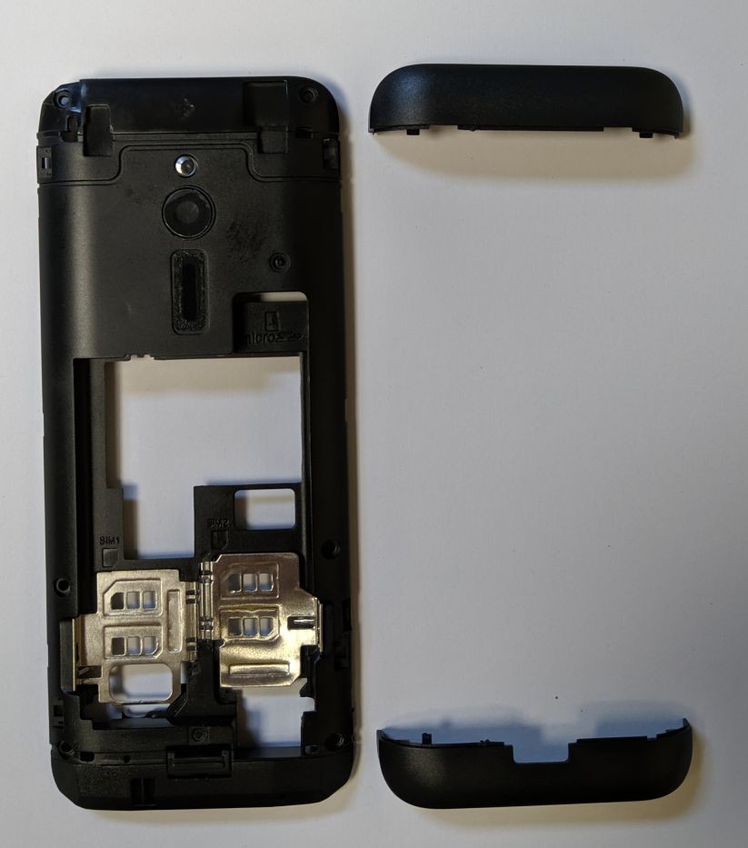Kryt Nokia 230 Střední černý