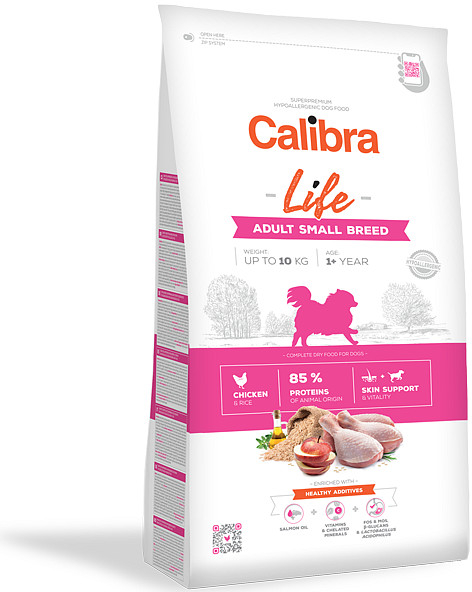 Calibra Dog Life Adult Small Breed Chicken 2 x 6 kg