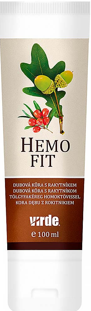 Virde Hemofit gel,dubová kůra s rakytníkem 100 ml